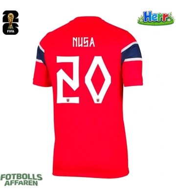Norge Antonio Nusa #20 Hemmatröja VM 2026 Kortärmad